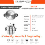 Meyer centennial stainless steel steamer