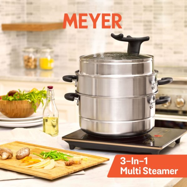 Meyer centennial stainless steel steamer